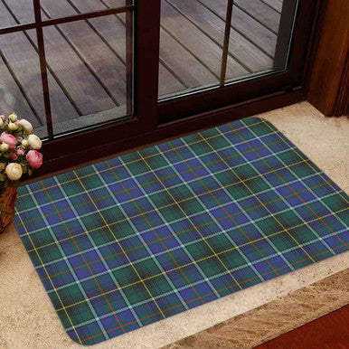Scottish MacInnes Modern Clan Tartan Door Mat Tartan Plaid 1
