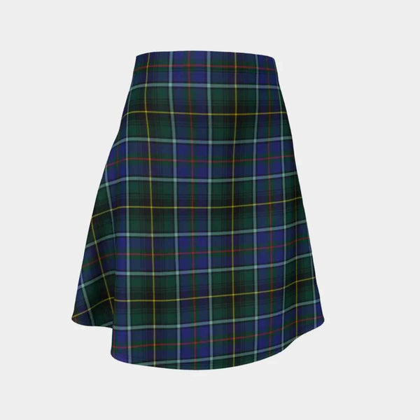 Scottish MacInnes Modern Clan Tartan Flare Skirt Tartan Plaid 1