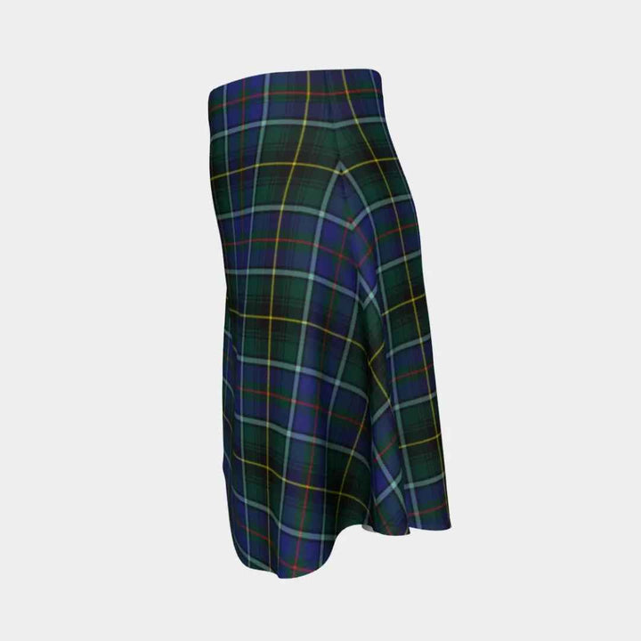 Scottish MacInnes Modern Clan Tartan Flare Skirt Tartan Plaid 2