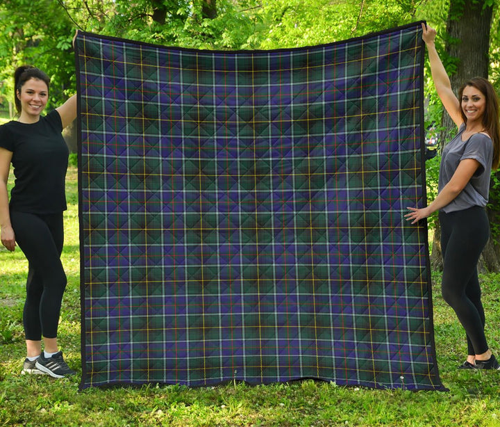 Scottish MacInnes Modern Clan Tartan Quilt Tartan Plaid 1