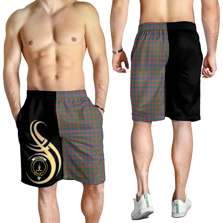 Scottish MacIntyre Ancient Clan Crest Tartan Believe in Me Men's Shorts