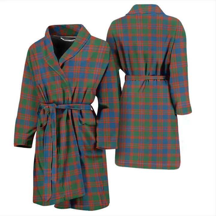 Scottish MacIntyre Ancient Clan Tartan Bathrobe 3