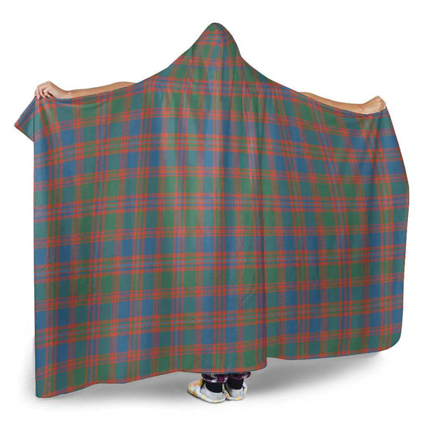 Scottish MacIntyre Ancient Clan Tartan Hooded Blanket Tartan Plaid 2