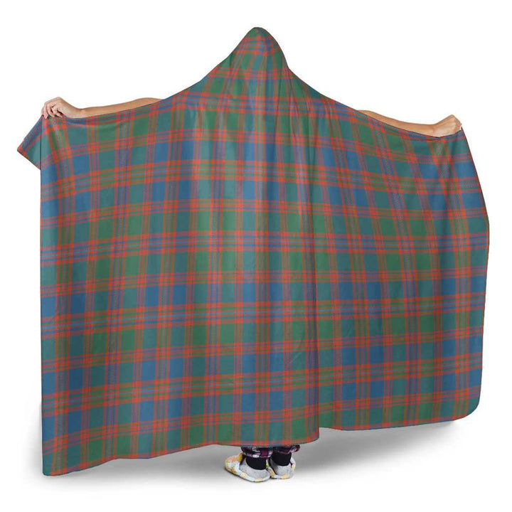 Scottish MacIntyre Ancient Clan Tartan Hooded Blanket Tartan Plaid 2