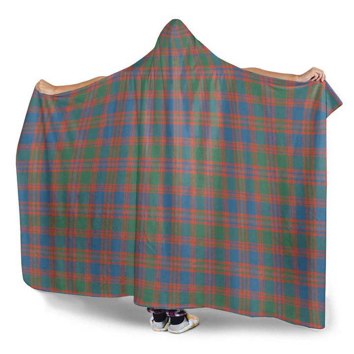 Scottish MacIntyre Ancient Clan Tartan Hooded Blanket Tartan Plaid 3