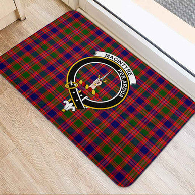 Scottish MacIntyre Clan Crest Tartan Door Mat Tartan Plaid 2