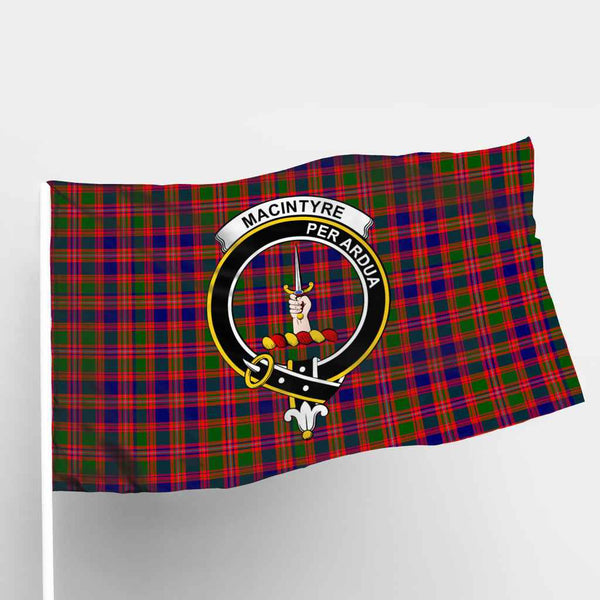 Scottish MacIntyre Clan Crest Tartan Flag Parade Tartan Plaid 1