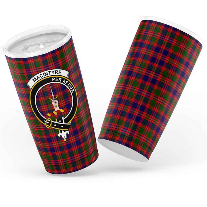 Scottish MacIntyre Clan Crest Tartan Insulated Tumbler Tartan Plaid 3