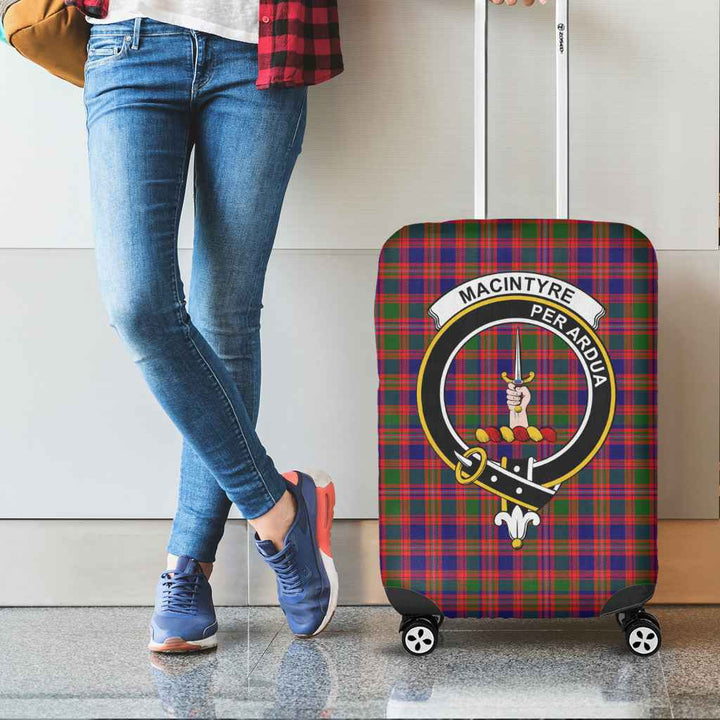 Scottish MacIntyre Clan Crest Tartan Luggage Cover Tartan Plaid 2