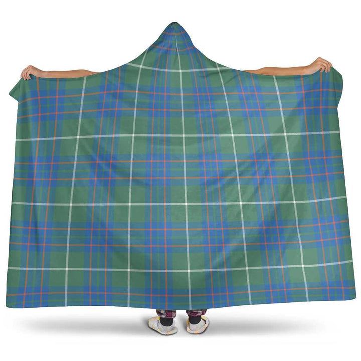 Scottish MacIntyre Hunting Ancient Clan Tartan Hooded Blanket Tartan Plaid 1