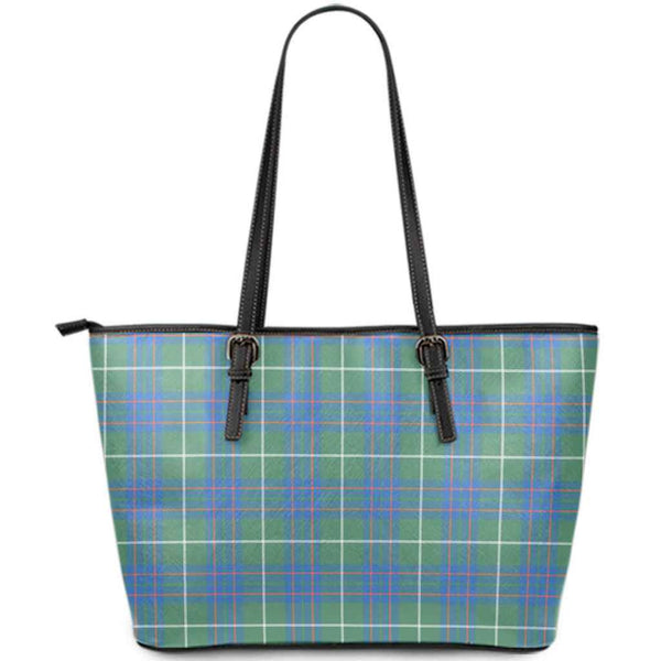 Scottish MacIntyre Hunting Ancient Clan Tartan Leather Tote Tartan Plaid