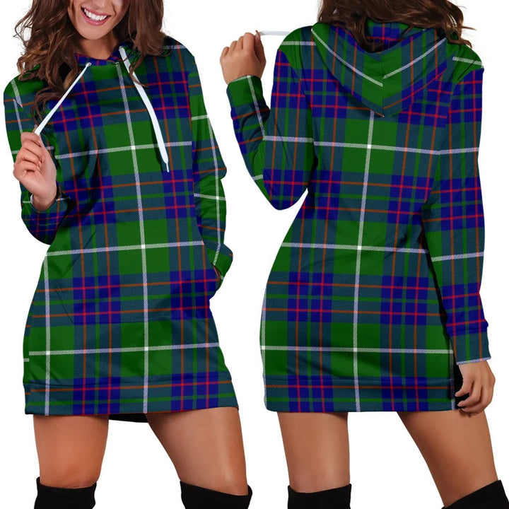 Scottish MacIntyre Hunting Modern Clan Tartan Hoodie Dress