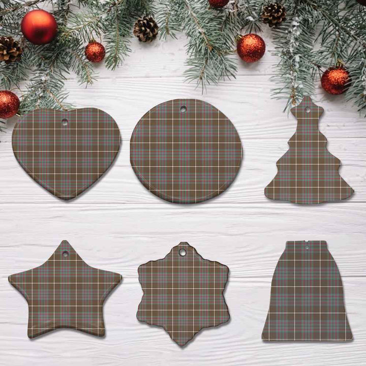 Scottish MacIntyre Hunting Weathered Clan Tartan Ceramic Ornament All Tartan Plaid