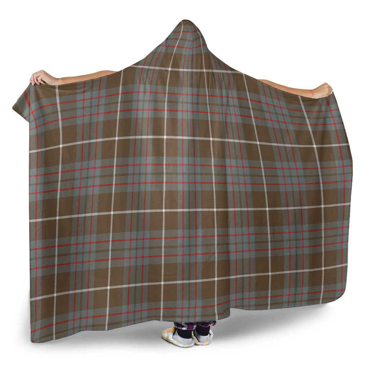 Scottish MacIntyre Hunting Weathered Clan Tartan Hooded Blanket Tartan Plaid 2