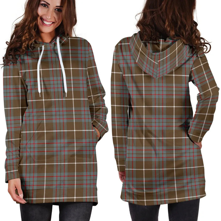 Scottish MacIntyre Hunting Weathered Clan Tartan Hoodie Dress