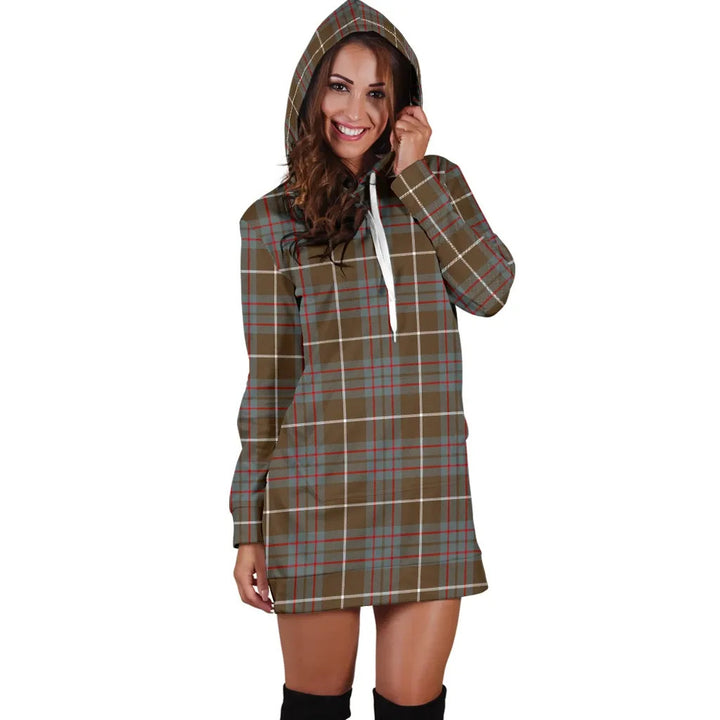 Scottish MacIntyre Hunting Weathered Clan Tartan Hoodie Dress