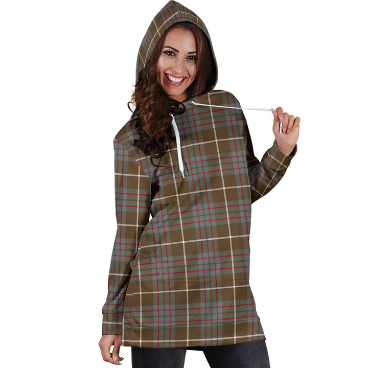 Scottish MacIntyre Hunting Weathered Clan Tartan Hoodie Dress