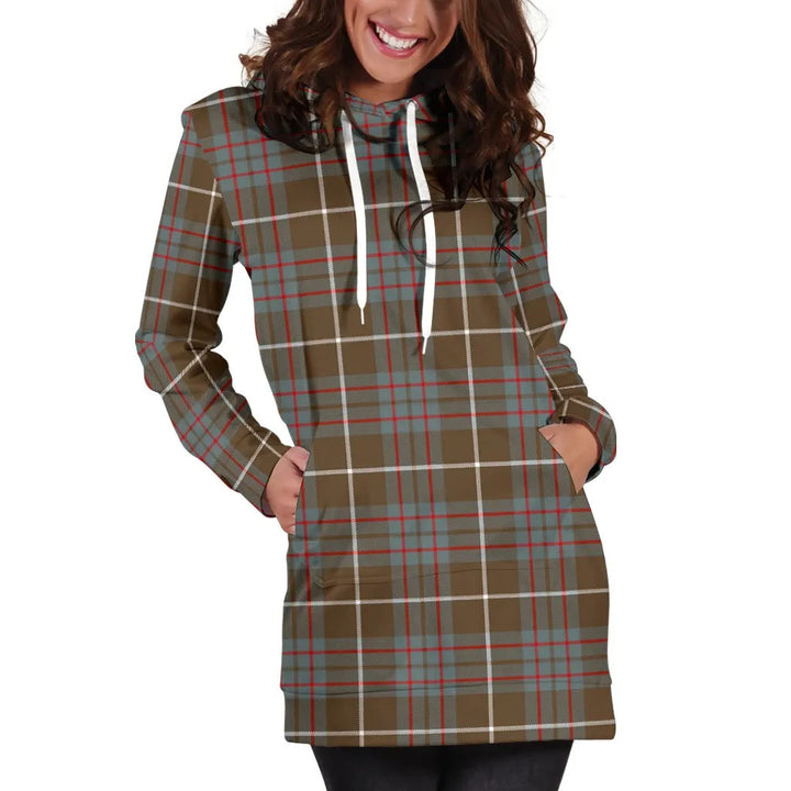 Scottish MacIntyre Hunting Weathered Clan Tartan Hoodie Dress
