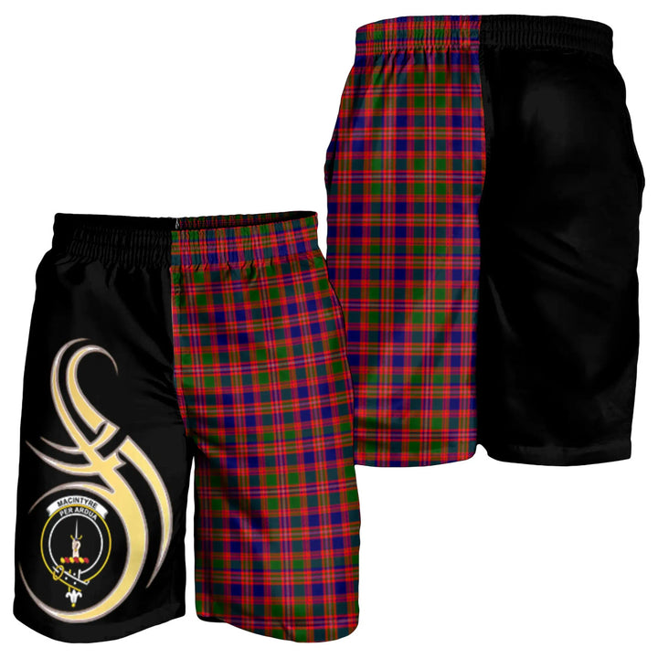 Scottish MacIntyre Modern Clan Crest Tartan Believe in Me Men's Shorts