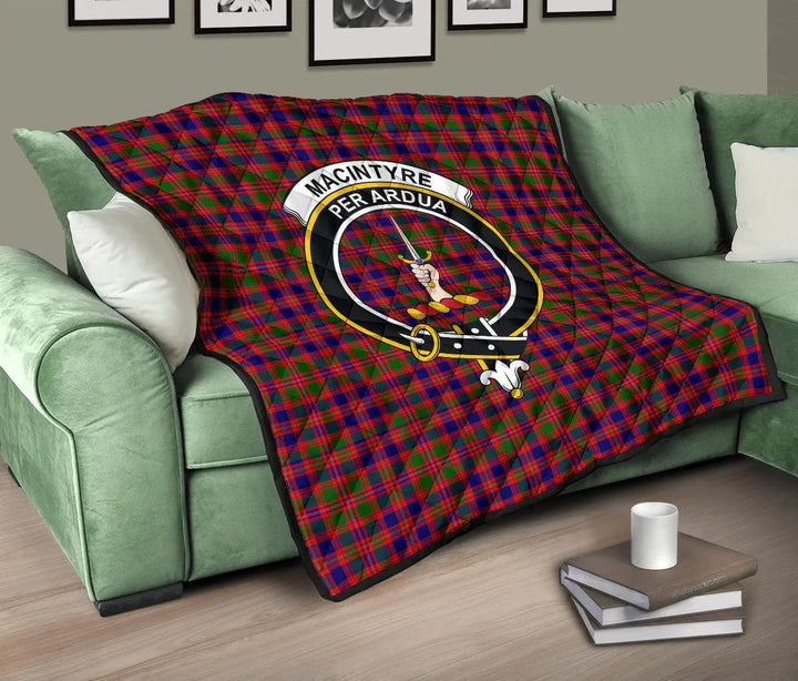 Scottish MacIntyre Modern Clan Crest Tartan Quilt Tartan Plaid 10
