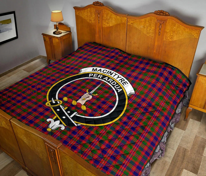 Scottish MacIntyre Modern Clan Crest Tartan Quilt Tartan Plaid 12