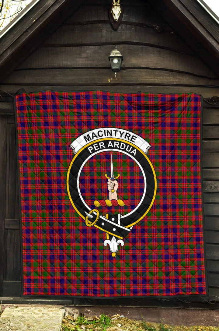 Scottish MacIntyre Modern Clan Crest Tartan Quilt Tartan Plaid 3