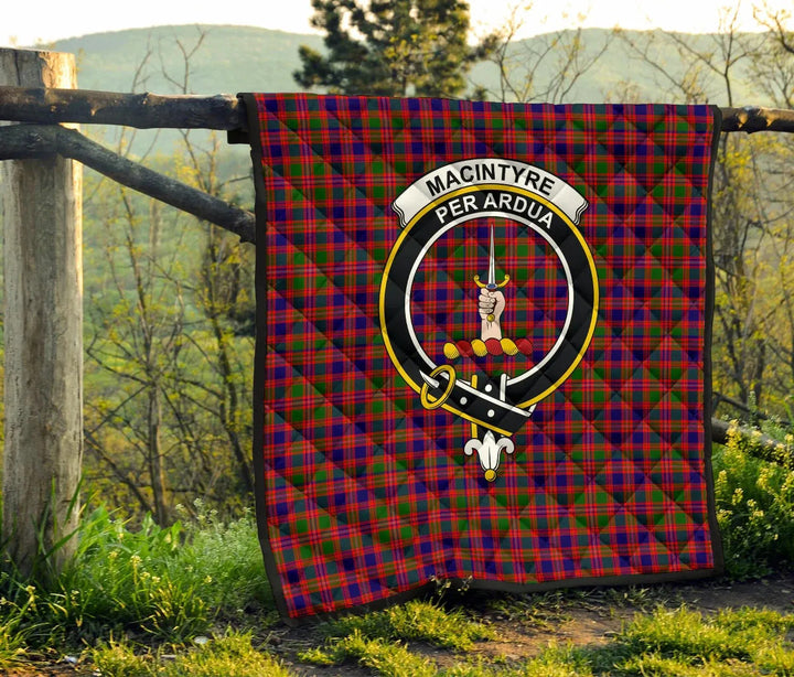Scottish MacIntyre Modern Clan Crest Tartan Quilt Tartan Plaid 6