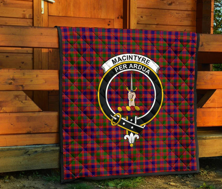 Scottish MacIntyre Modern Clan Crest Tartan Quilt Tartan Plaid 7