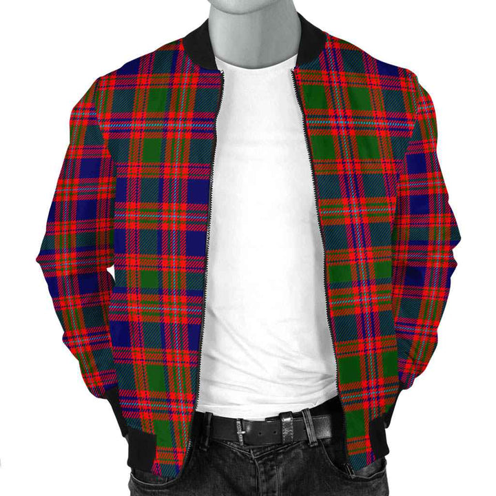 Scottish MacIntyre Modern Clan Tartan Bomber Jacket Tartan Plaid 2