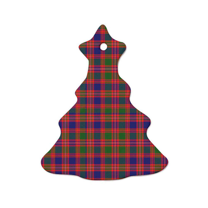 Scottish MacIntyre Modern Clan Tartan Ceramic Ornament  Tree Shape Tartan Plaid
