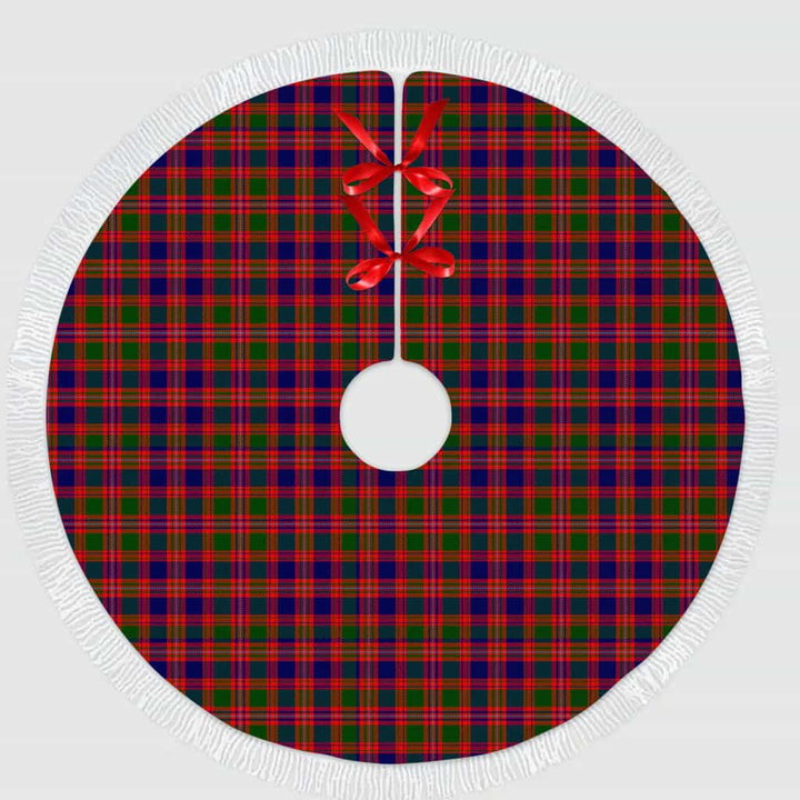 Scottish MacIntyre Modern Clan Tartan Christmas Tree Skirt Tassels 1 Tartan Plaid