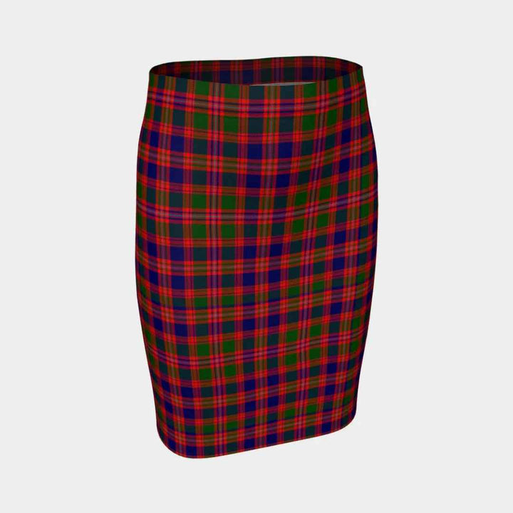 Scottish MacIntyre Modern Clan Tartan Fitted Skirt Tartan Plaid 1
