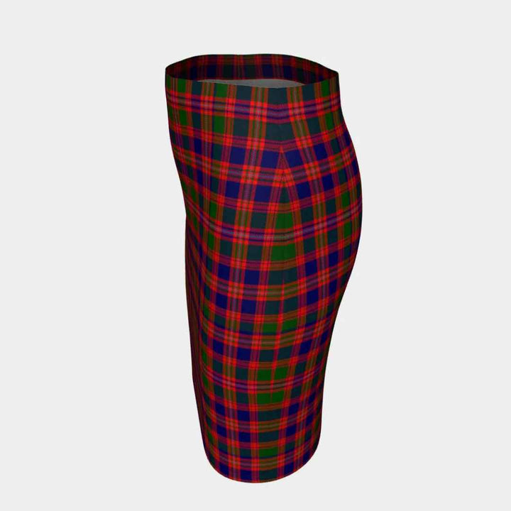 Scottish MacIntyre Modern Clan Tartan Fitted Skirt Tartan Plaid 2