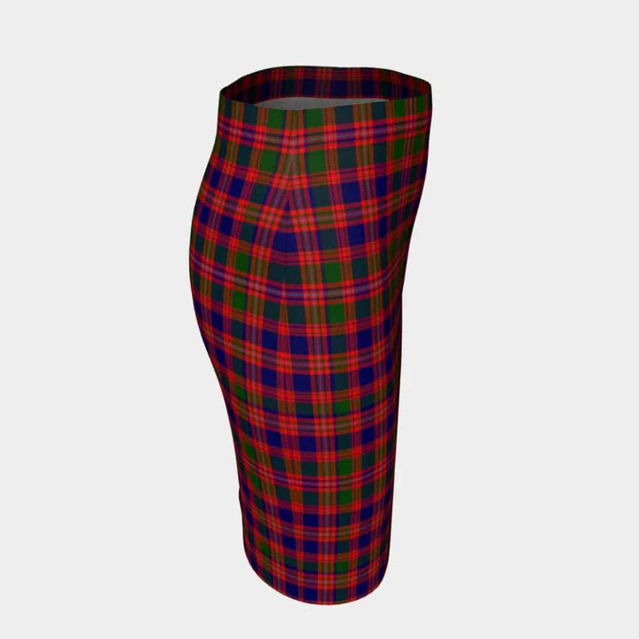 Scottish MacIntyre Modern Clan Tartan Fitted Skirt Tartan Plaid 3
