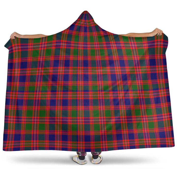 Scottish MacIntyre Modern Clan Tartan Hooded Blanket Tartan Plaid 1