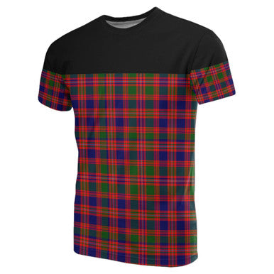 Scottish MacIntyre Modern Clan Tartan T-Shirt Horizontal Style Front Side Tartan Plaid