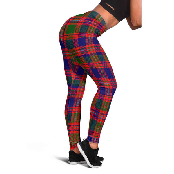 Scottish MacIntyre Modern Clan Tartan Women Leggings Tartan Plaid 1