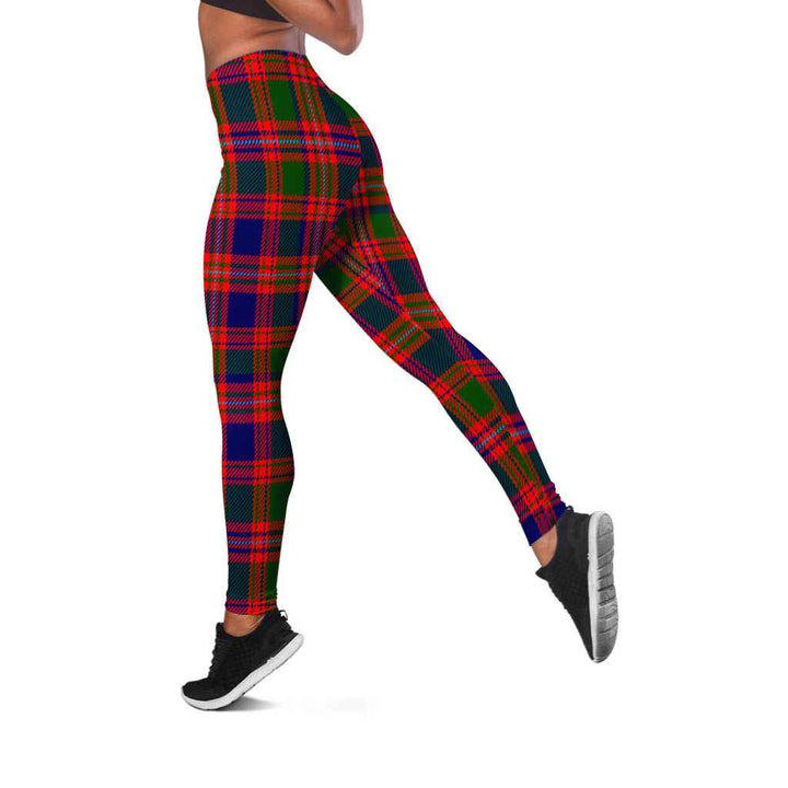 Scottish MacIntyre Modern Clan Tartan Women Leggings Tartan Plaid 2