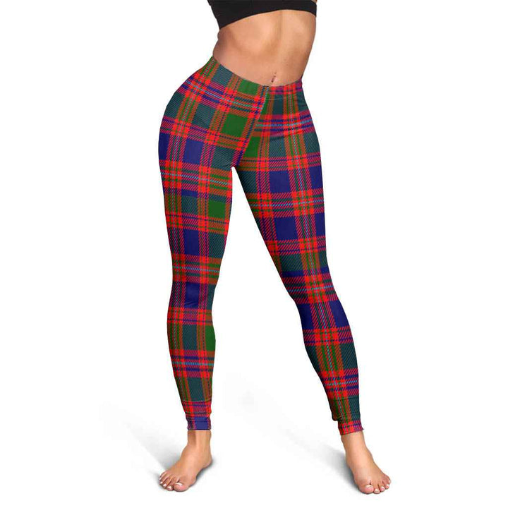 Scottish MacIntyre Modern Clan Tartan Women Leggings Tartan Plaid 3