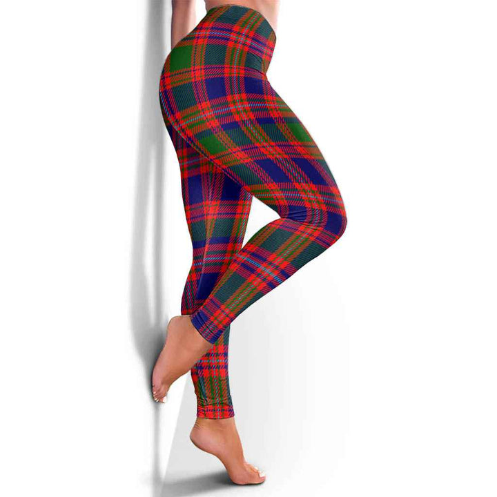 Scottish MacIntyre Modern Clan Tartan Women Leggings Tartan Plaid 4