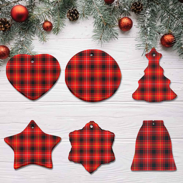 Scottish MacIver Modern Clan Tartan Ceramic Ornament All Tartan Plaid