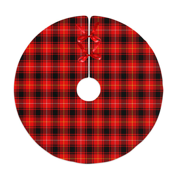 Scottish MacIver Modern Clan Tartan Christmas Tree Skirt No Tassels 1 Tartan Plaid