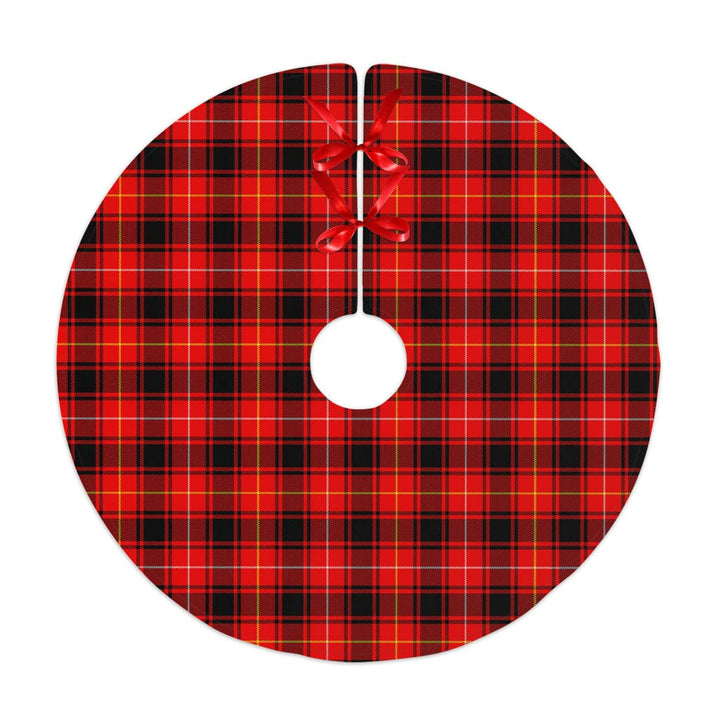Scottish MacIver Modern Clan Tartan Christmas Tree Skirt No Tassels 1 Tartan Plaid