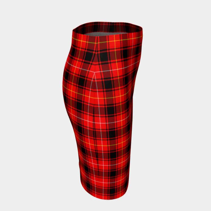Scottish MacIver Modern Clan Tartan Fitted Skirt Tartan Plaid 3