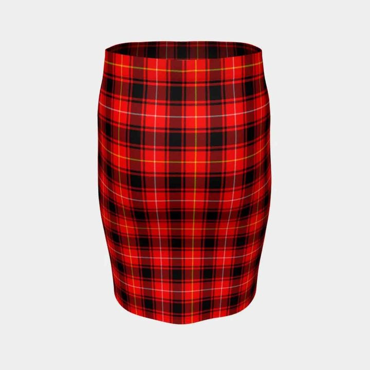 Scottish MacIver Modern Clan Tartan Fitted Skirt Tartan Plaid 4