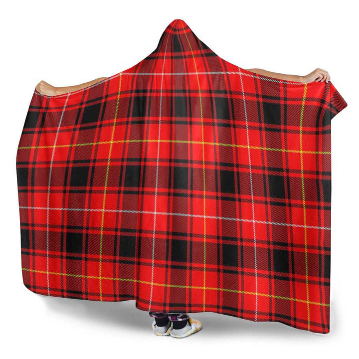 Scottish MacIver Modern Clan Tartan Hooded Blanket Tartan Plaid 3