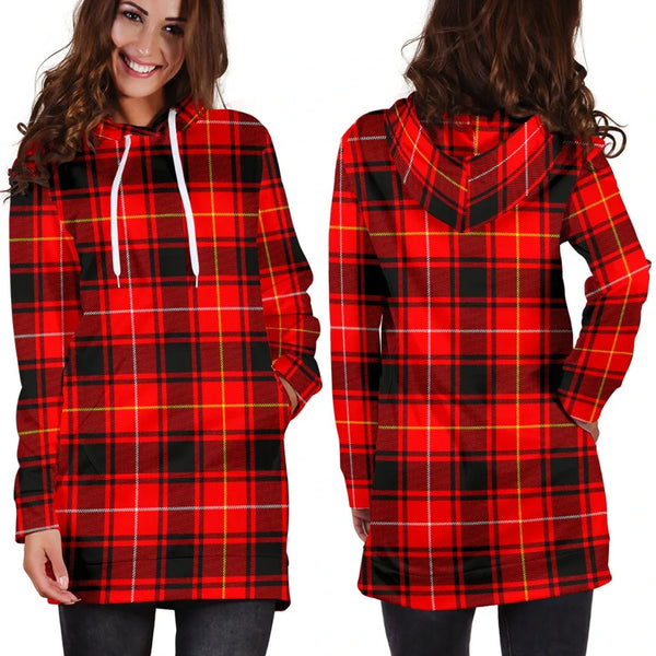 Scottish MacIver Modern Clan Tartan Hoodie Dress