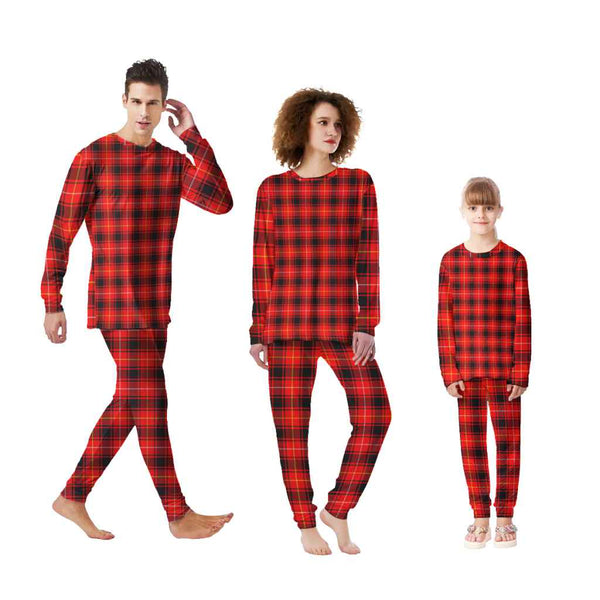Scottish MacIver Modern Clan Tartan Pajama Set Tartan Plaid