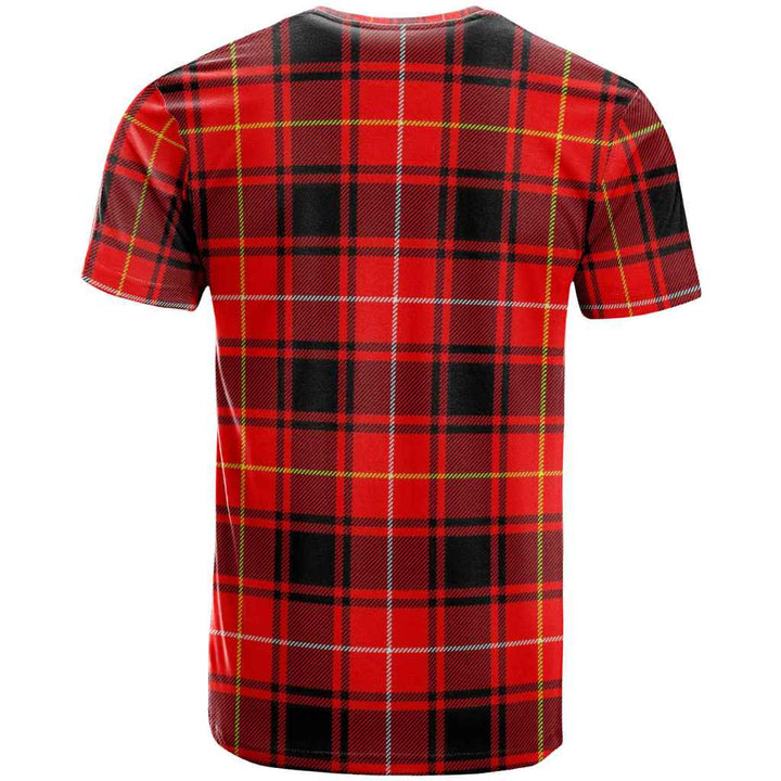 Scottish MacIver Modern Clan Tartan T-Shirt Back Side Tartan Plaid