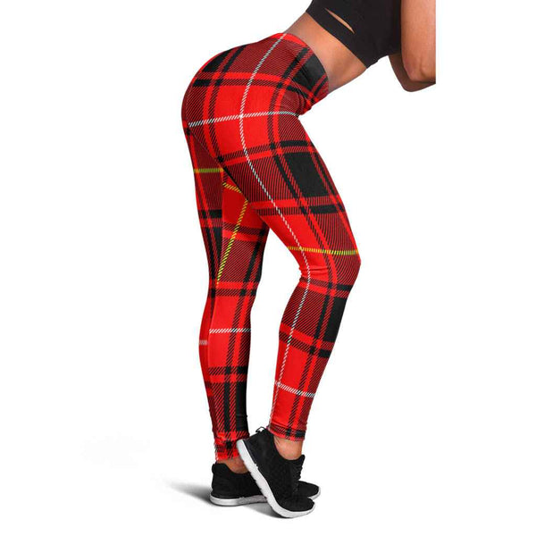 Scottish MacIver Modern Clan Tartan Women Leggings Tartan Plaid 1